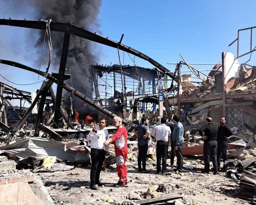 انفجار کارخانه شمس آباد