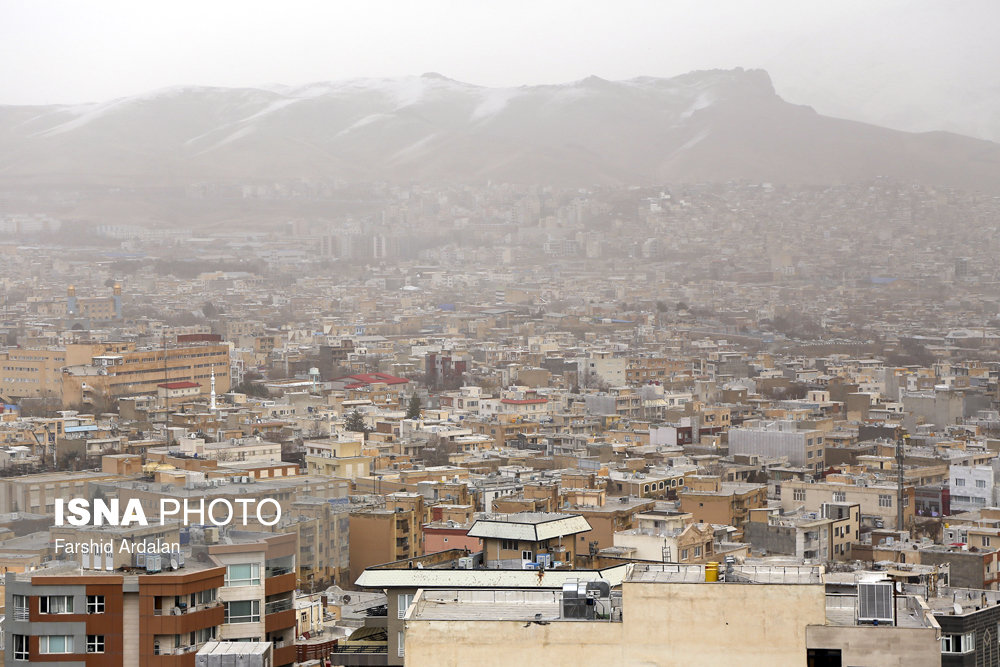 آلودگی هوا سنندج