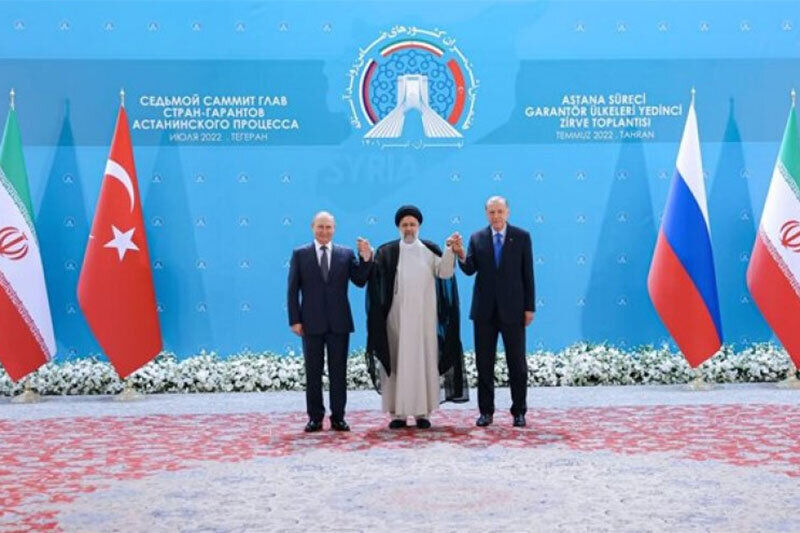 عکس مشترک رئیسی، پوتین و اردوغان یک چالش است