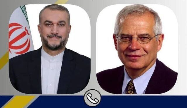 گفتگوی تلفنی بورل با امیرعبداللهیان