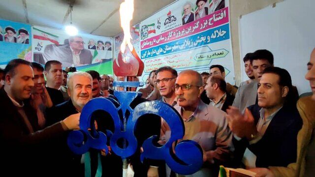 بهره‌مندی ۴۴۱۷ خانوار مناطق محروم شهرستان مارگون از نعمت گاز 