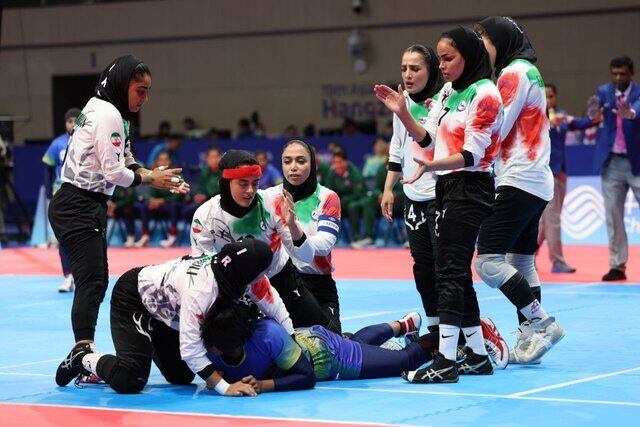 صعود تیم ملی کبدی زنان ایران به نیمه نهایی قهرمانی جهان