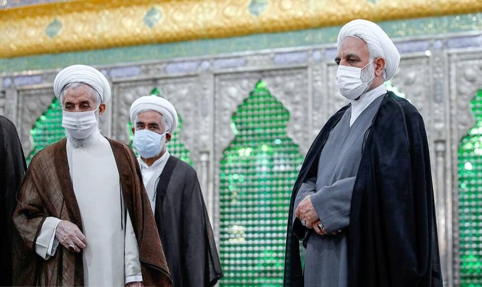 تجدید میثاق رئیس قوه‌قضاییه و‌ مسئولان عالی قضایی با آرمان‌های امام خمینی(ره)