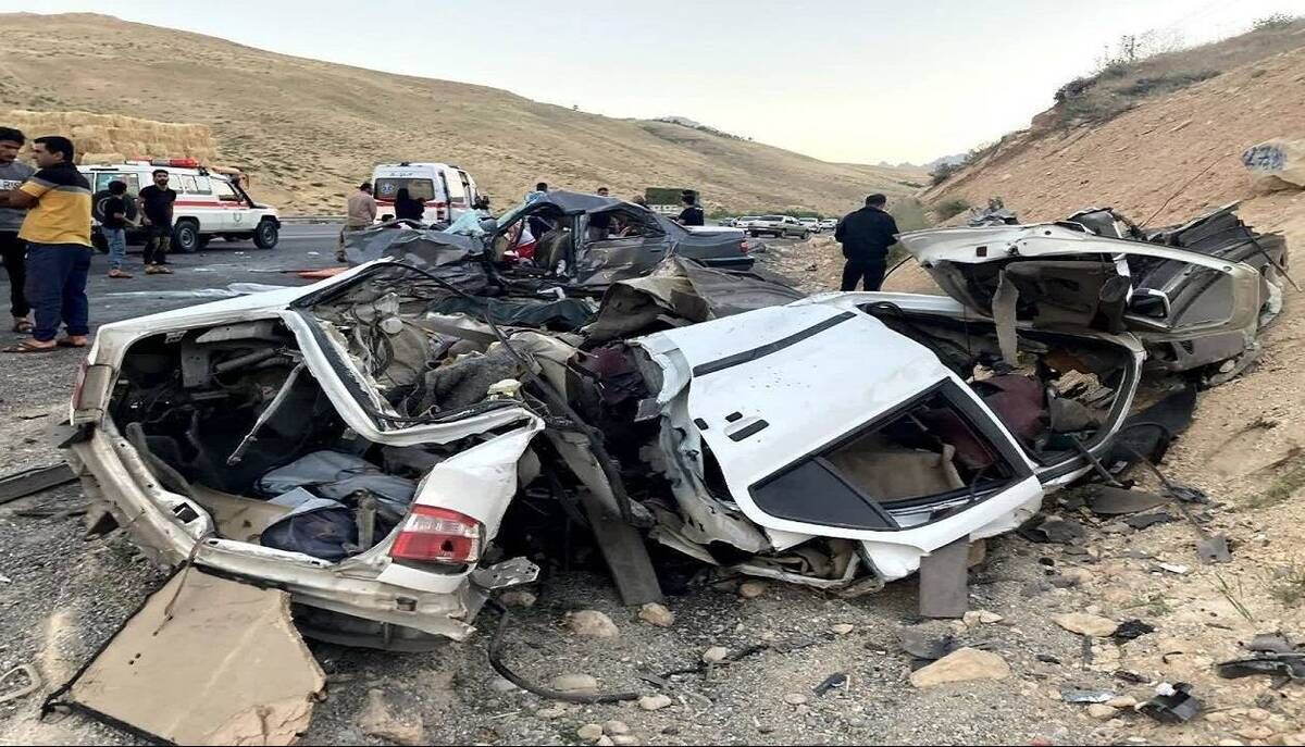 تصادف مرگبار ۲ خودرو در زاهدان
