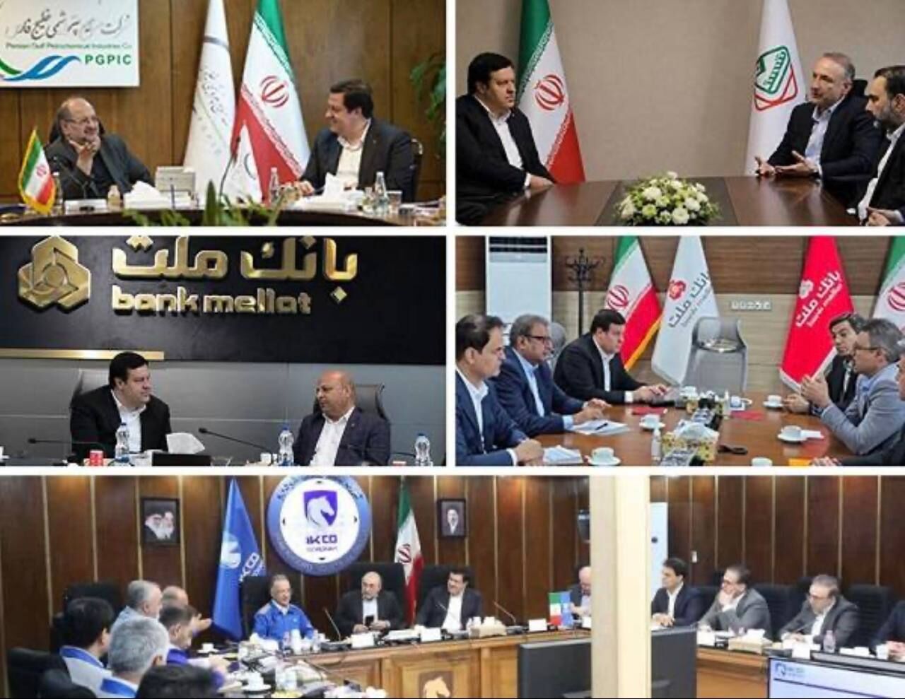 دیدار مدیرعامل بانک ملت با مدیران ۱۰ مجموعه بزرگ تولیدی و صنعتی کشور با هدف حمایت از تولید و اشتغال