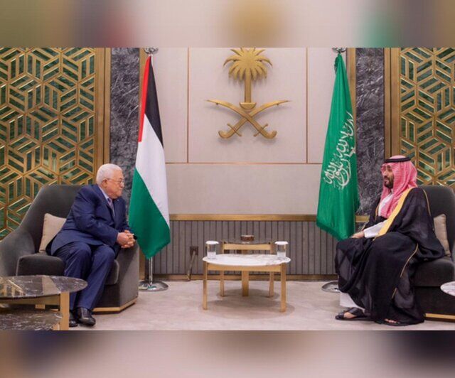 محمدبن‌سلمان با محمود عباس دیدار کرد