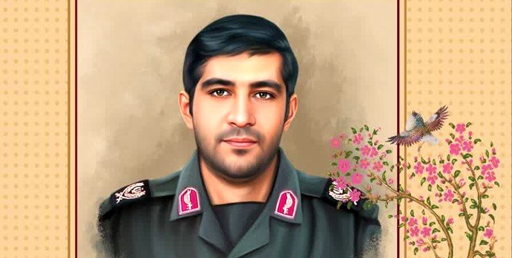 سلفی پسر حسین محمدی، مستشار نظامی ایران در سوریه با پیکر پدر + عکس