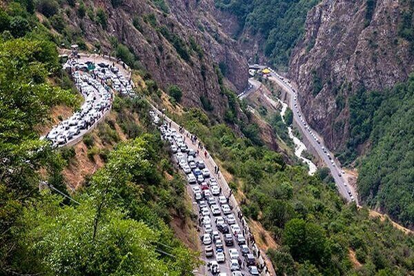 جاده چالوس دوطرفه شد