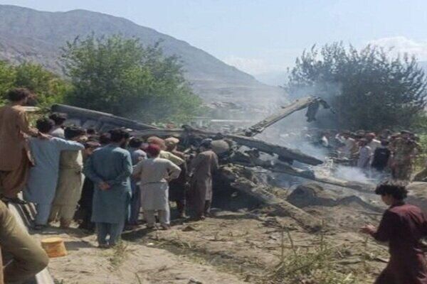 سقوط بالگرد نظامی ارتش پاکستان با ۲۲ کشته