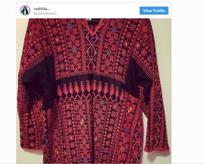 با لباس فلسطینی در مراسم تحلیف شرکت می‌کنم