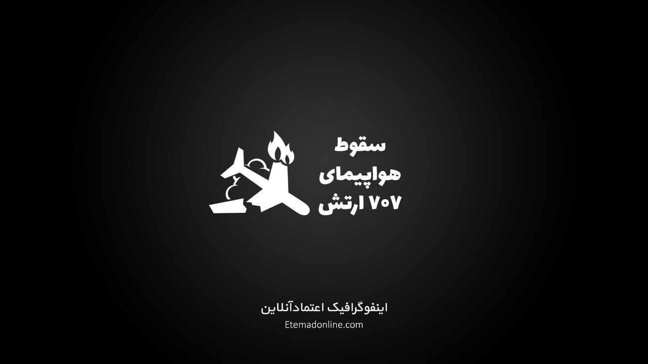 اینفوگرافیک| سقوط هواپیمای بوئینگ 707 ارتش در یک نگاه