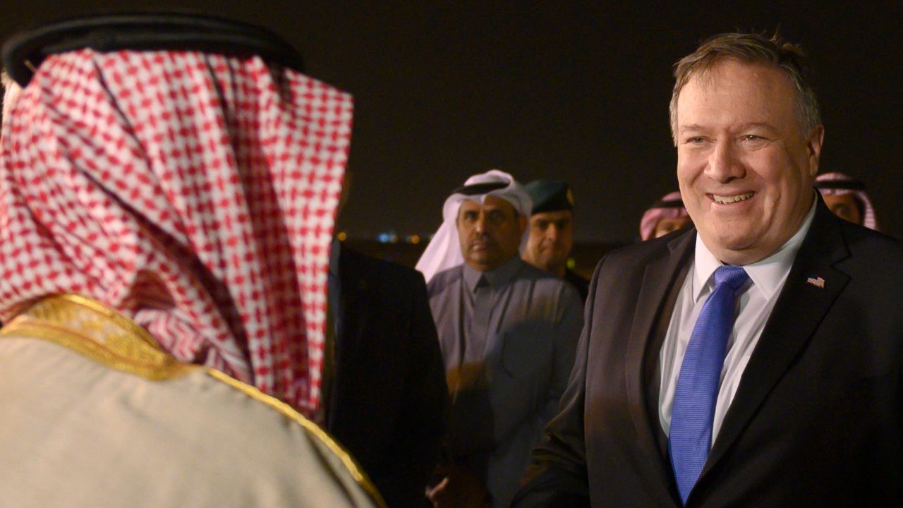 پامپئو با پادشاه عمان دیدار کرد