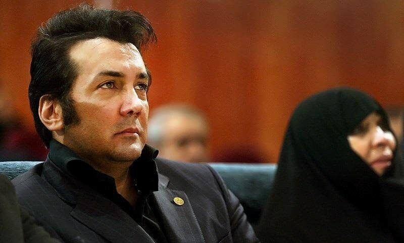 حسام نواب صفوی به مراسم ختم همسر دادستان کل کشور رفت + عکس