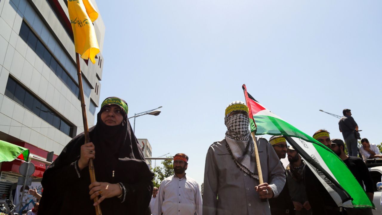 نمایش همبستگی ایران با فلسطین