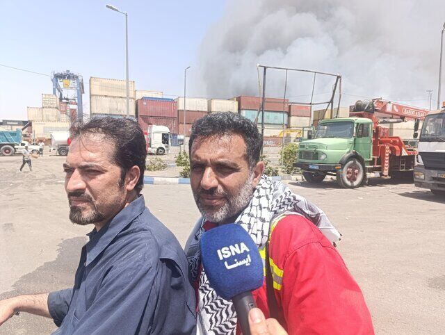 روایت جدید مدیرعامل آتشنشانی تهران از حادثه بندر شهید رجایی؛  این حادثه، متفاوت‌ترین حریقی بود که تاکنون شاهد آن بودیم، دما در محل حریق ۱۴۰۰ درجه بود/ 4 مرتبه سناریو عملیاتی را تغییر دادیم تا در دمای ۴۰ درجه بتوانیم این بحران را کنترل کنیم