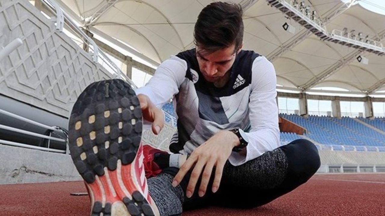 سومی حسن تفتیان در مسابقات دوومیدانی فرانسه