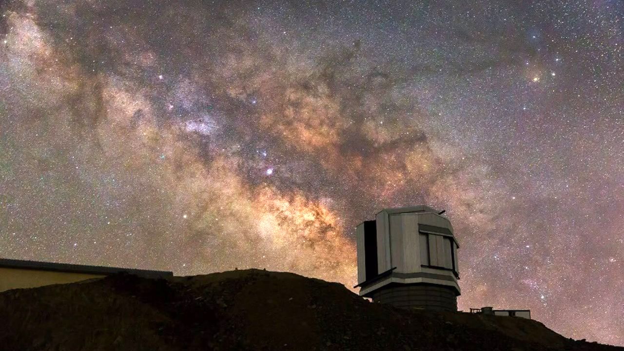 ویدئو| تصاویری زیبا از رصد‌خانه ملی ایران