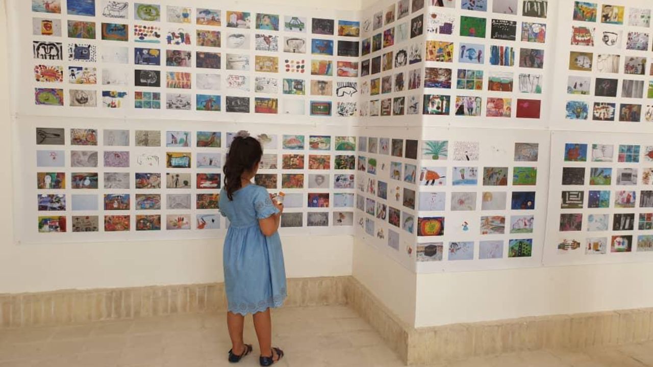 هفتصد اثر از کودکان و نوجوانان به نمایش درآمد