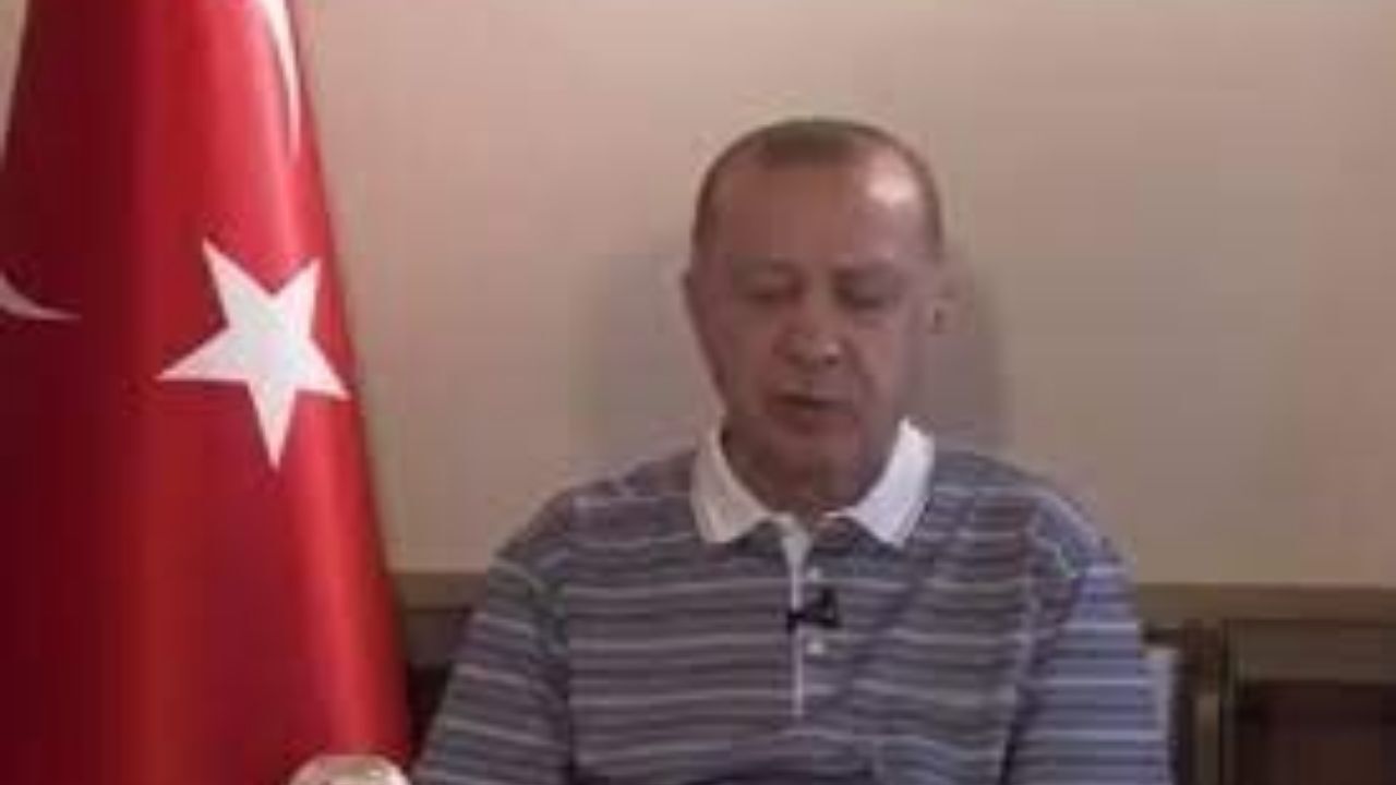 چُرت اردوغان وسط پیام زنده ویدئویی!