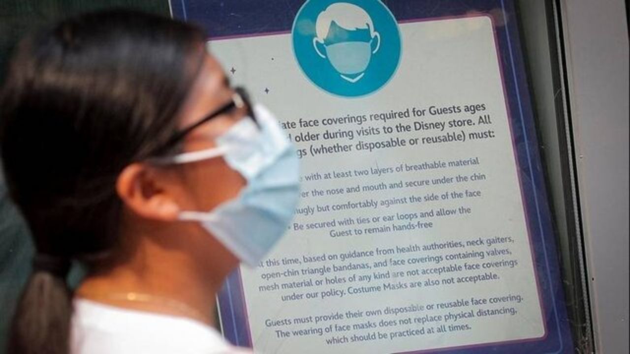 الزام استفاده از ماسک برای افراد واکسینه شده در آمریکا