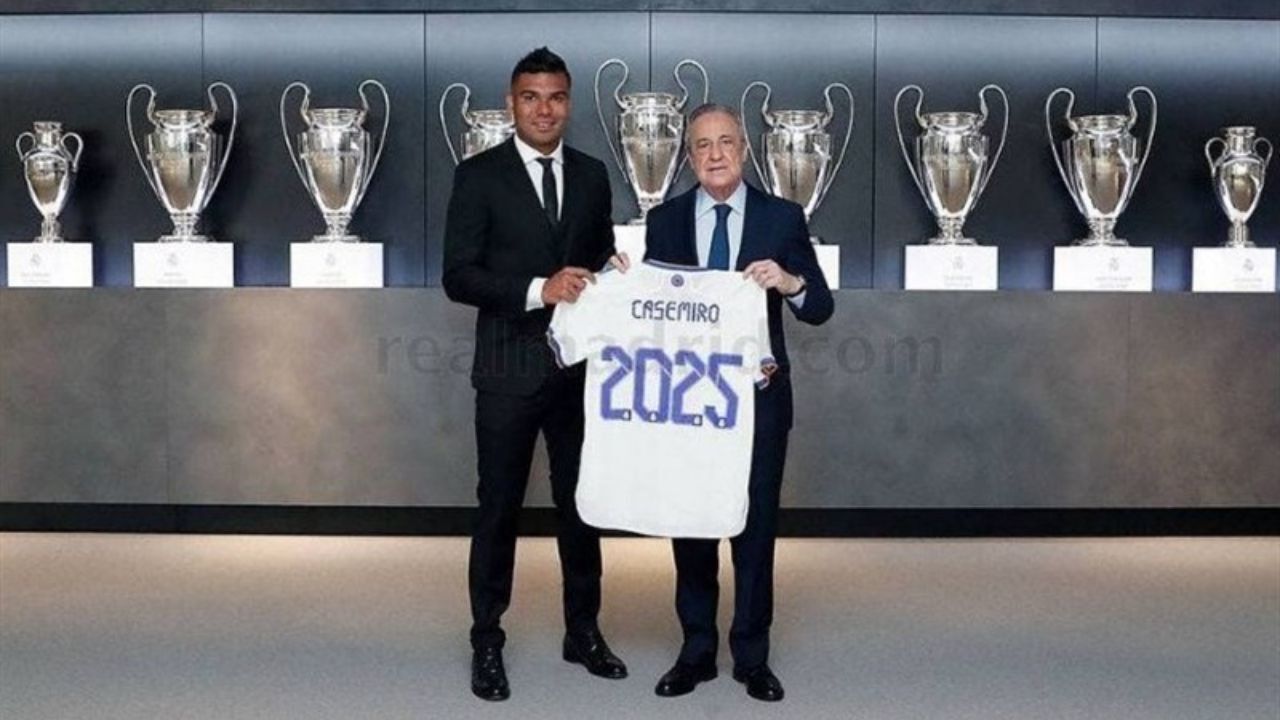 کاسمیرو تا 2025 با رئال مادرید تمدید کرد