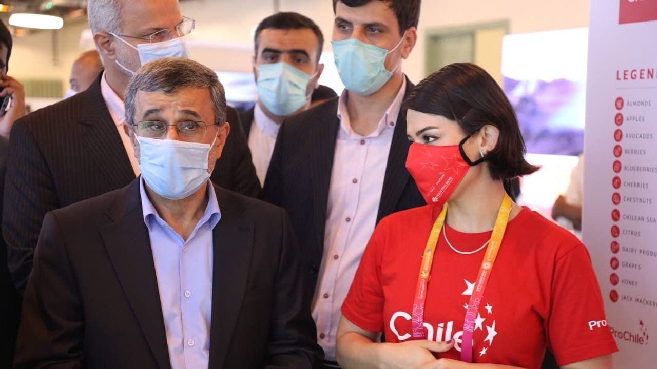 تصاویر حضور احمدی‌نژاد در اکسپو 2020 دبی