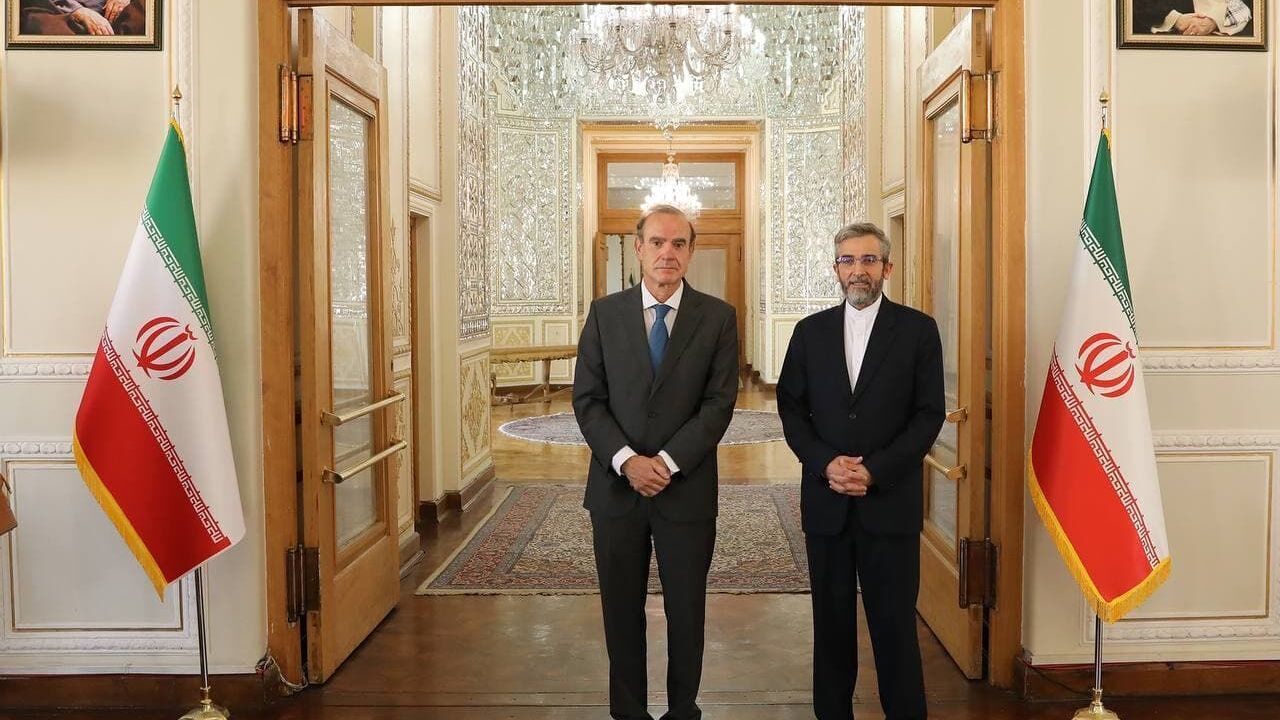 دیدار باقری و انریکه مورا در مقر اتحادیه اروپا
