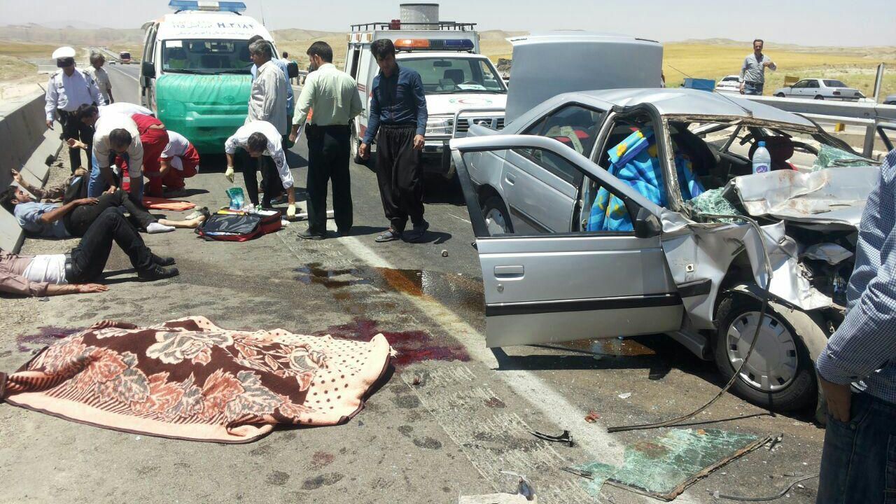 سه نفر در تصادف بم کشته شدند