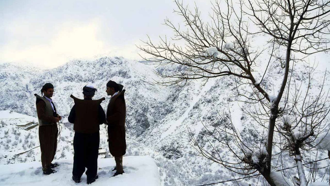 چهره زمستانی اورامانات + عکس