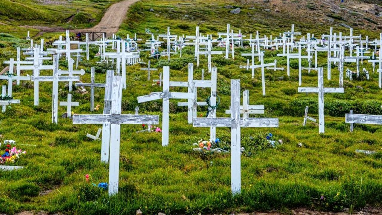 عکس روز اینستاگرام، قبرستان گرینلندی