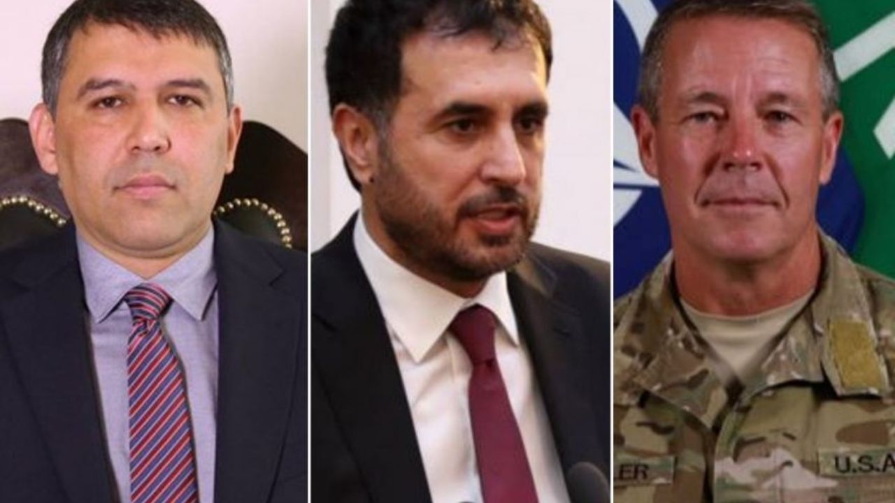 حضور مسئولان ارشد امنیتی افغانستان و آمریکا در پایگاه شوراب