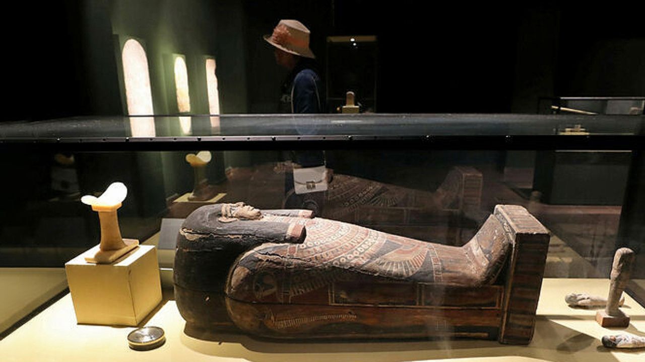 مومیایی 2500‌ساله کاهن مصر رونمایی شد + ویدئو