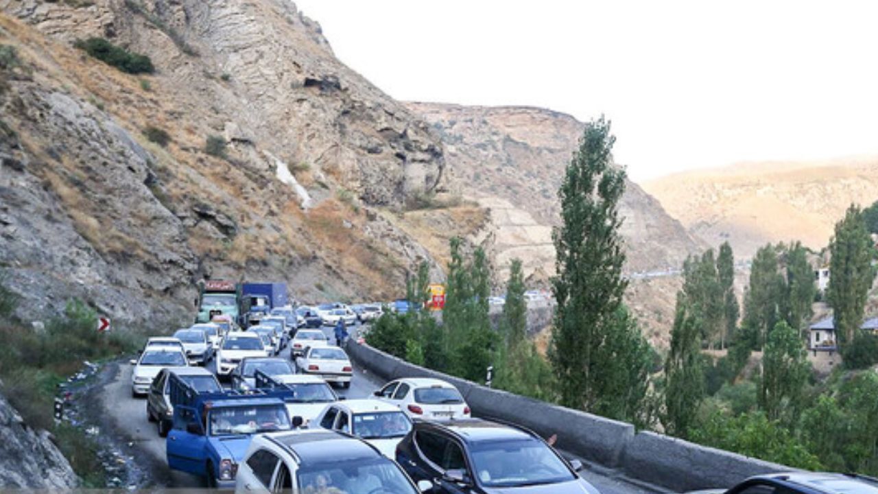 یک طرفه شدن جاده چالوس از عصر امروز