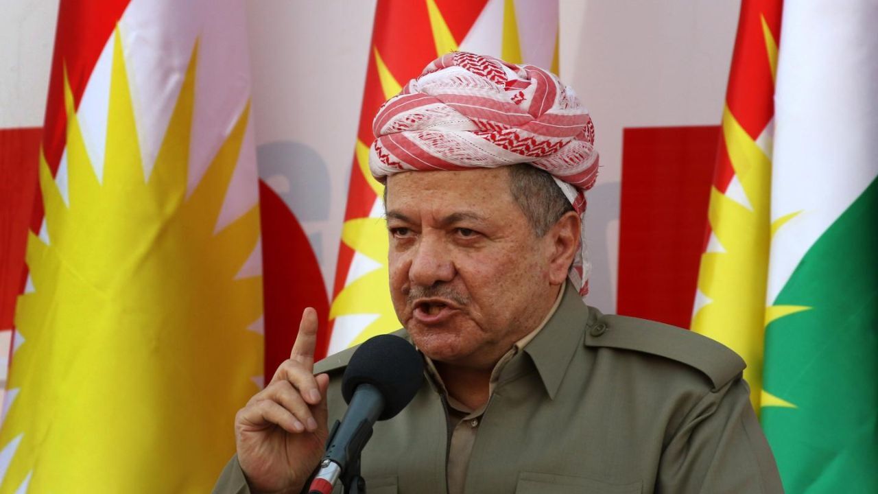 مسعود بارزانی شایعه میانجی‌گری بین پ.ک.ک و ترکیه را تکذیب کرد