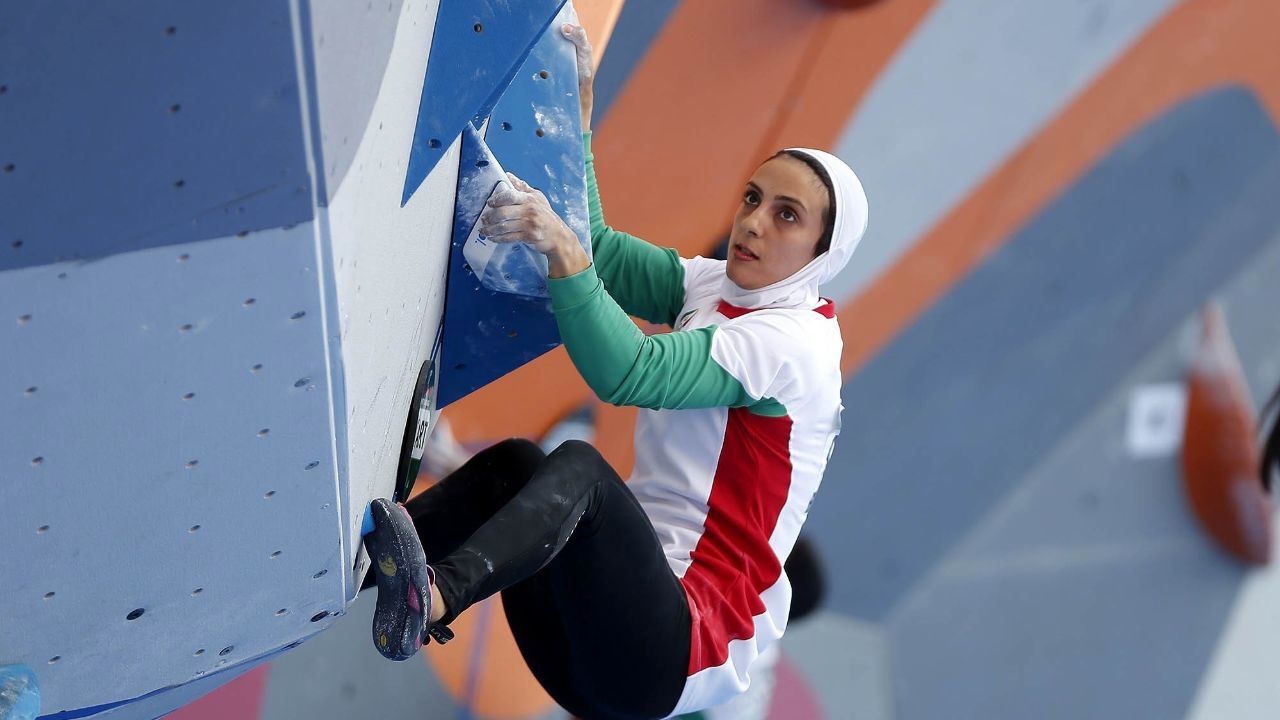 الناز رکابی نتوانست به مرحله نهایی سنگ‌نوردی قهرمانی جهان صعود کند