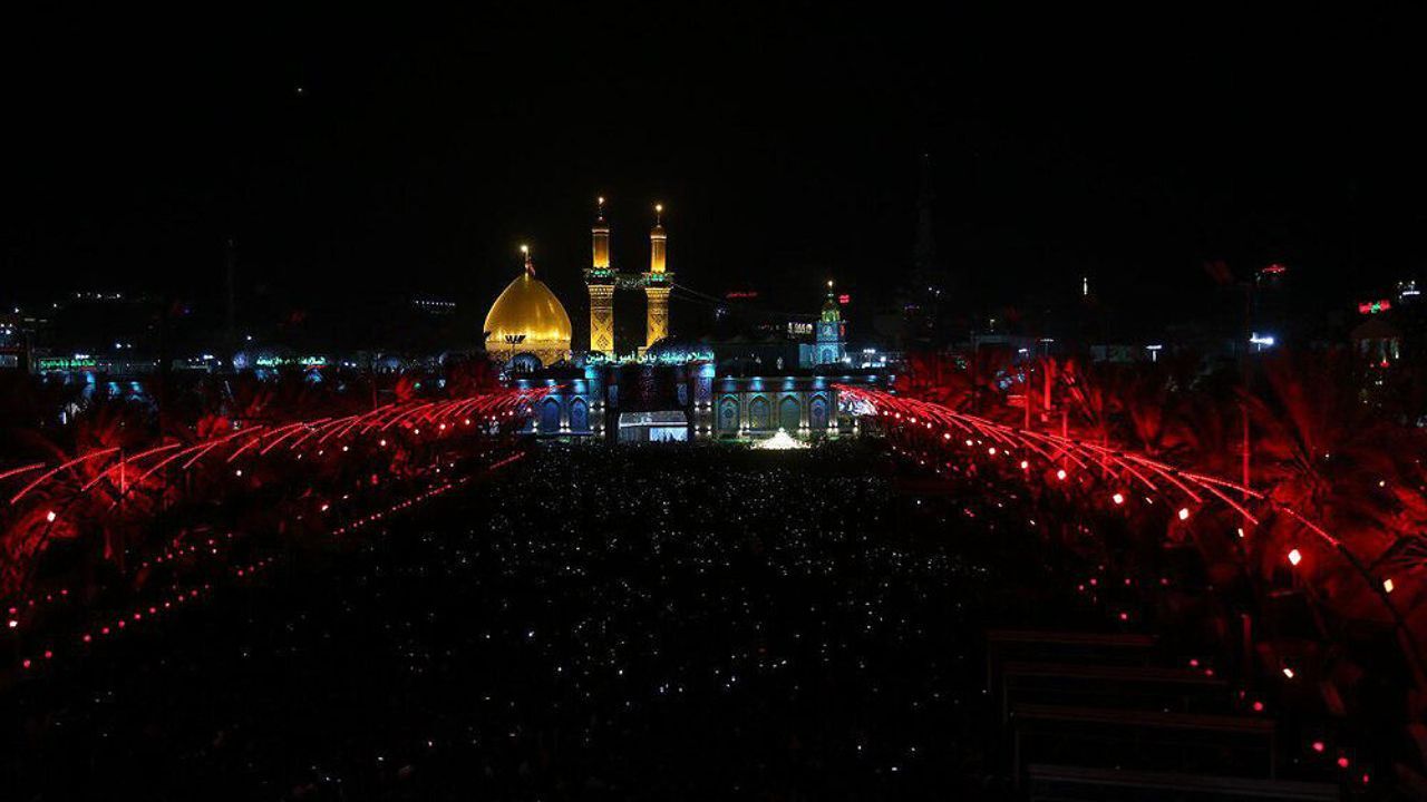 «کربلا» سیاه‌پوش شد