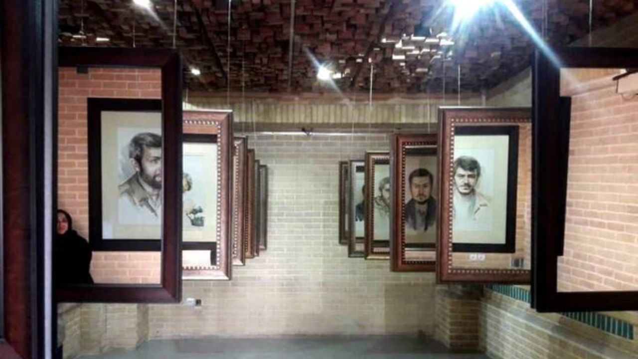نمایشگاه نقاشی، به یاد فرماندهان جنگ