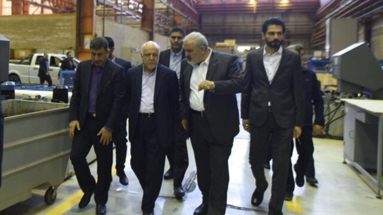 بازدید وزیر نفت از شرکت‌های گروه صنعتی مپنا