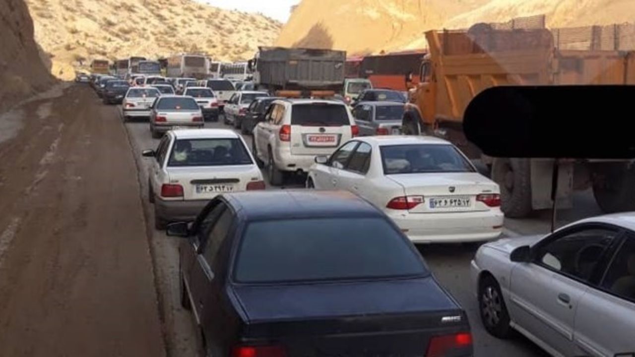 ترافیک پرحجم در مسیر بازگشت زائران اربعین