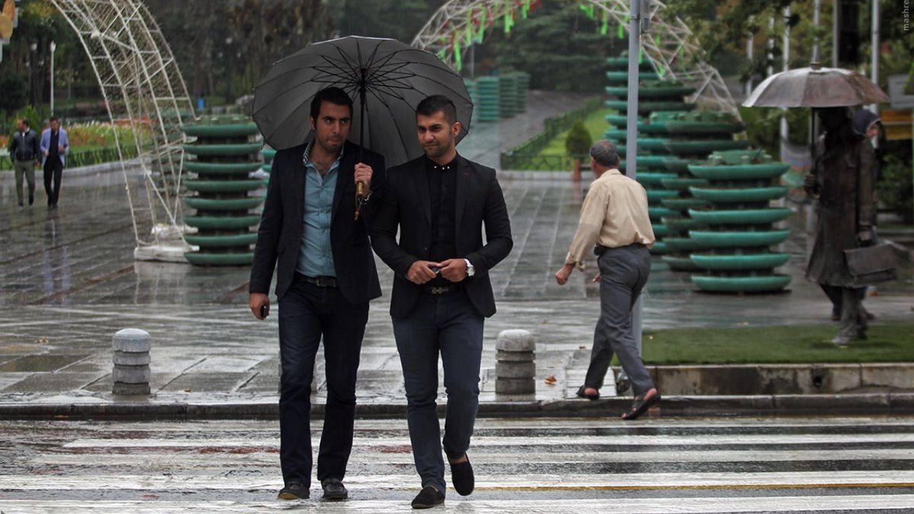 بارش باران در اکثر مناطق کشور + ویدئو