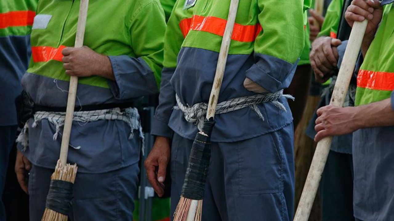 نقش موثر نیروهای شهرداری تهران در نظافت کربلا در ایام اربعین