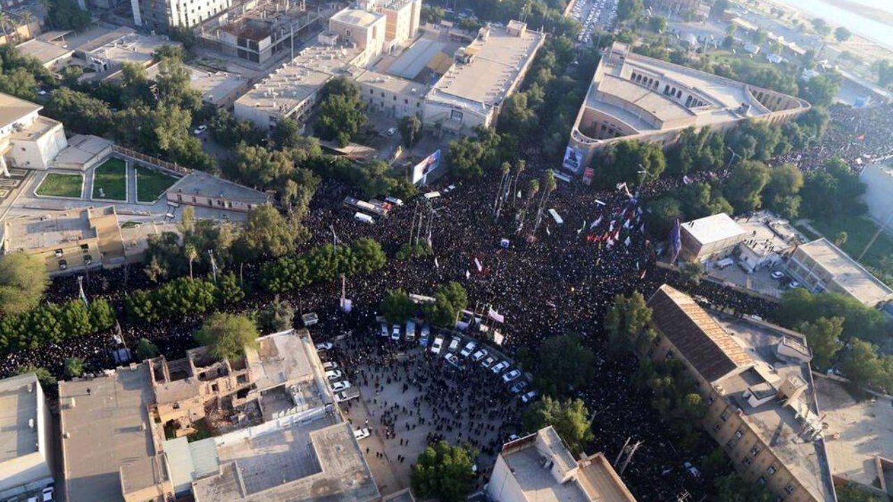 حضور میلیونی تشییع‌کنندگان سردار سلیمانی از نگاه رویترز