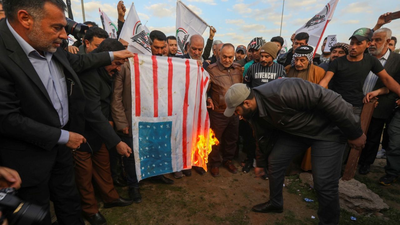 یکی از فرماندهان «حشد شعبی» خطاب به ترامپ: اگر می‌توانی تحریم کن!