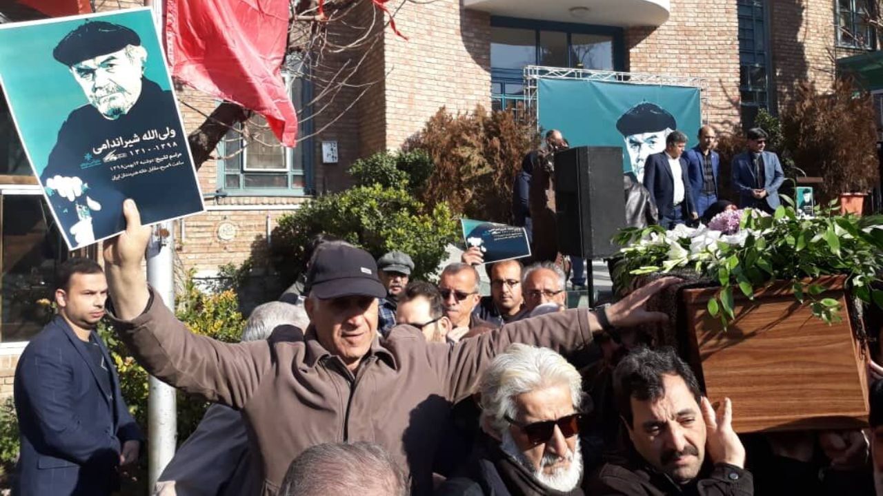 پیکر «ولی‌الله شیراندامی» تشییع شد