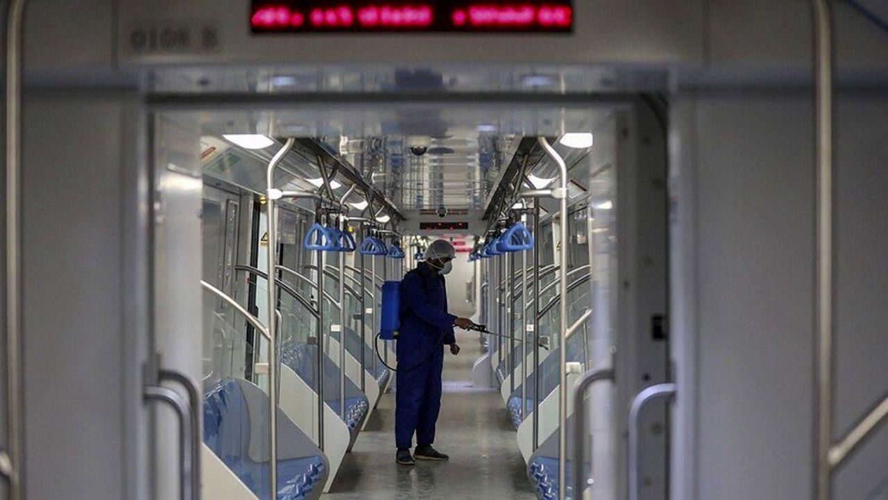 اقدامات احتیاطی برای مقابله با تکثیر کرونا در ایستگاه‌های ریلی