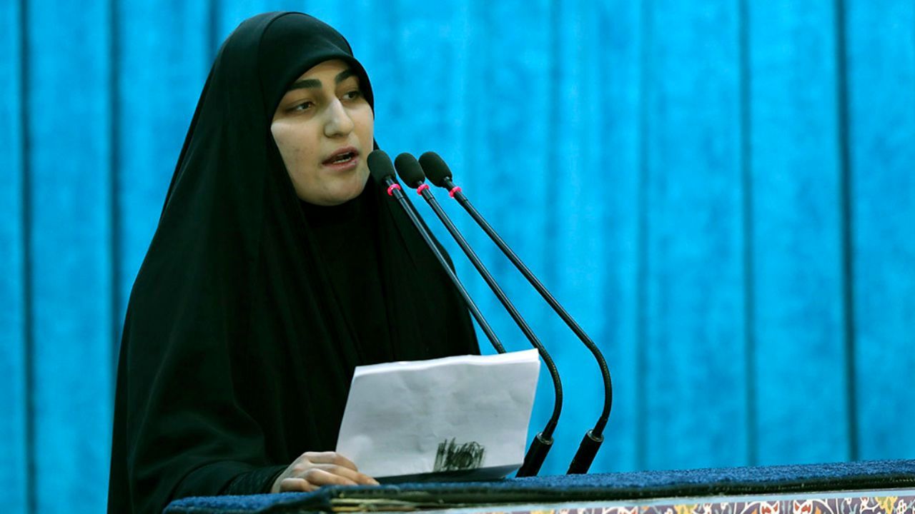 دلتنگی زینب سلیمانی برای پدر در روز عید فطر+ عکس