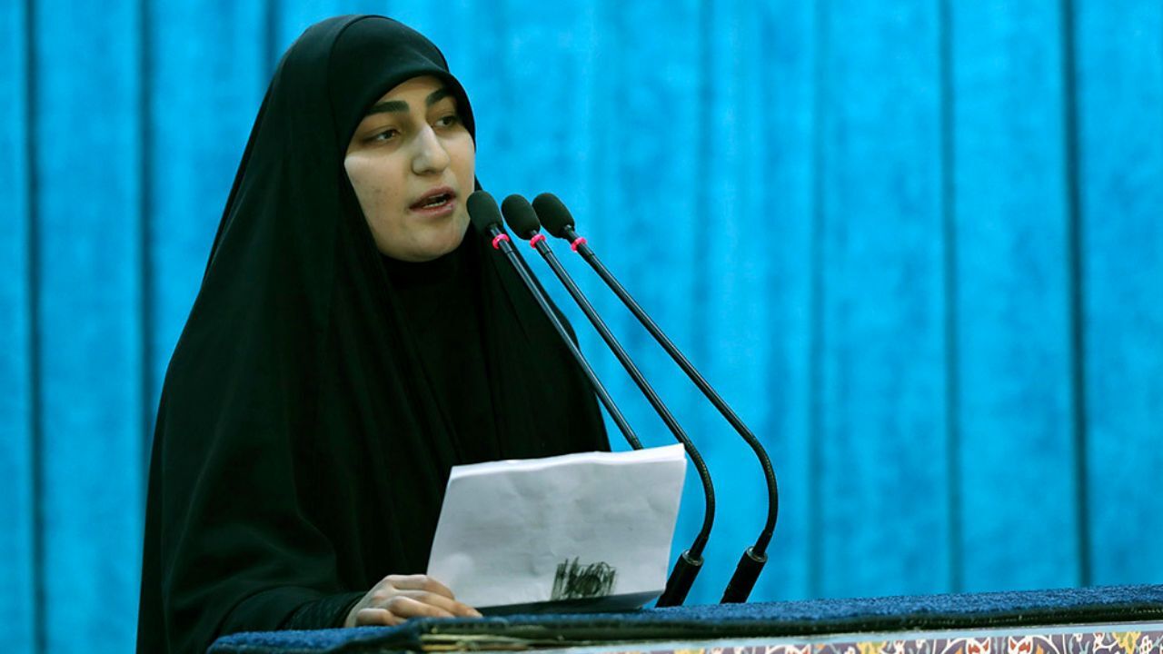 دلتنگی زینب سلیمانی برای پدر در روز عید فطر+ عکس