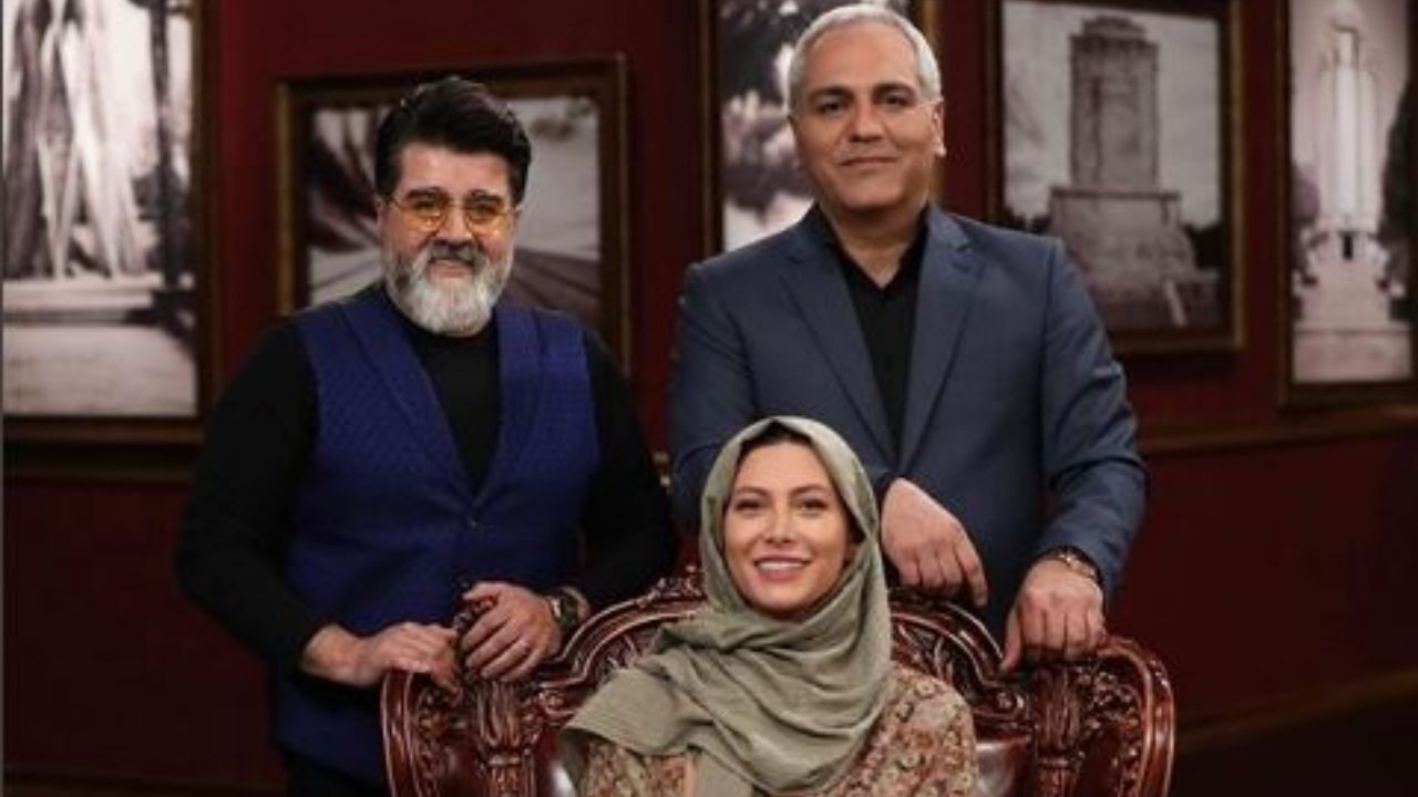 فریبا نادری در دورهمی: با گریه و التماس توانستم همسرم را راضی کنم با من ازدواج کند!
