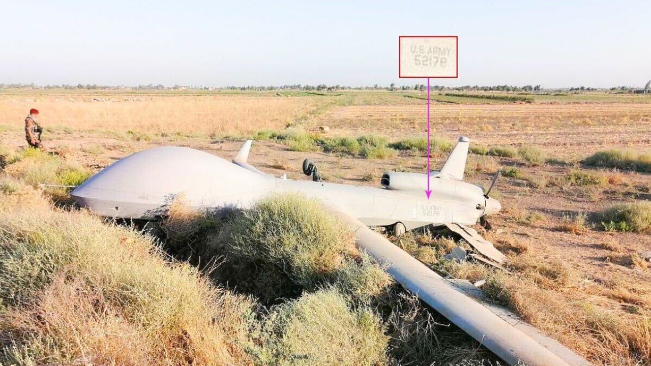 پهپاد آمریکایی در عراق سقوط کرد