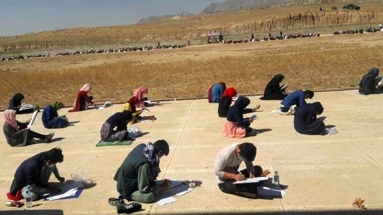 برگزاری کنکور زیر سایه سنگین کرونا در افغانستان + عکس